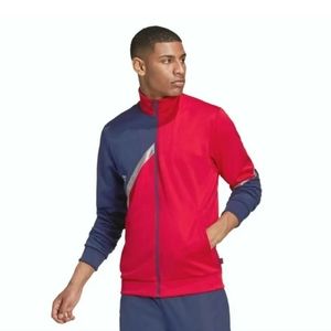NEW MEN'S ADIDAS TANGO CLUB TRACK JACKET  SIZE LARGE  #FS5047